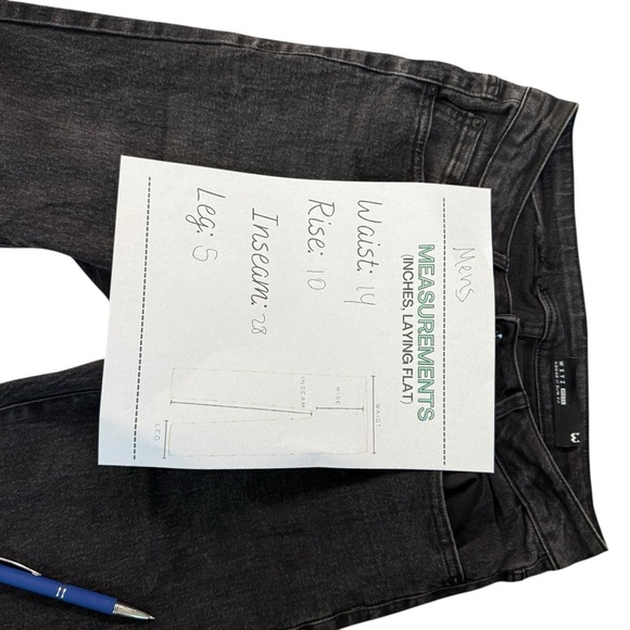 WXYZ Nomad II Slim Fit Boys Jeans | Size 28x30 | Black Washed Denim - Picture 9 of 9